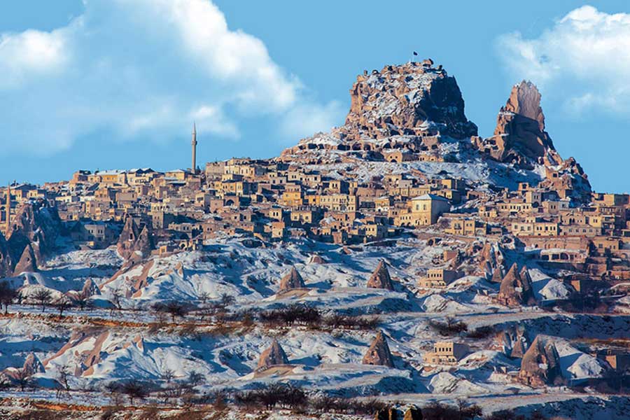 Uchisar Kale in Cappadocia